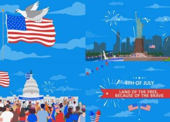 VideoHive 4th Of July Independence Day Intro 45883633