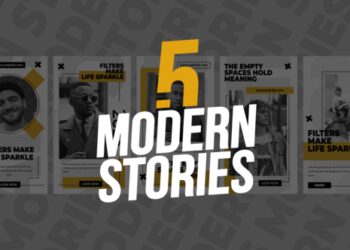 VideoHive 5 Modern Stories 45661556