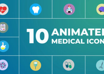 VideoHive Animated Medical Icons for After Effects 45936235