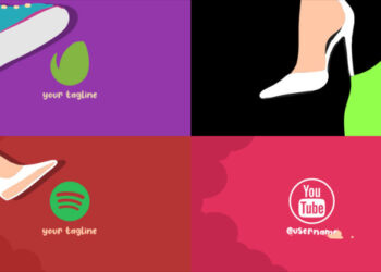 VideoHive Cartoon Step Logo Openers Pack for After Effects 45527601