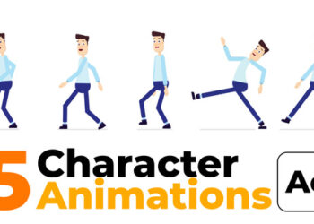 VideoHive Character Animation - Happy Walk 45403136