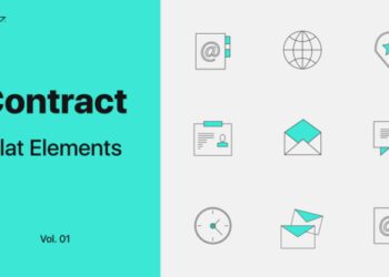 VideoHive Contract Icons Vol. 01 45886388