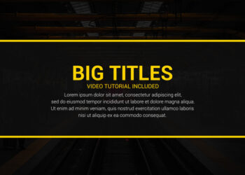 VideoHive Dynamic Big Titles 45856474