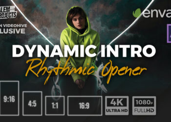 VideoHive Dynamic Intro - Rhythmic Opener - Rhythm Slideshow 44828604
