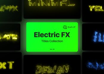 VideoHive Electric Motion Titles Vol. 04 45344864