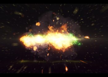 VideoHive Explosion Cinematic Ambient Logo Sting 45384299