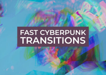 VideoHive Fast Cyberpunk Transitions for After Effects 45650383