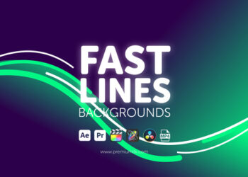 VideoHive Fast Lines Backgrounds 45532111