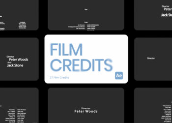 VideoHive Film Credits For After Effects 45836451