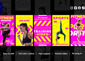 VideoHive Fitness Trainer Instagram Stories 46024919