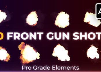 VideoHive Front Gun Muzzle Flashes 45500927