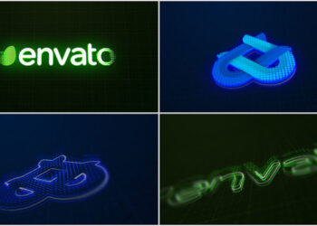 VideoHive Glowing Logo Reveal 45902974