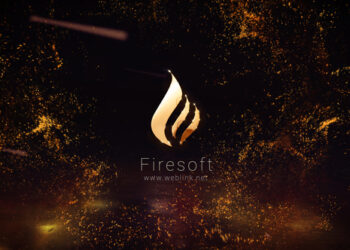 VideoHive Gold Particles Logo 45348818