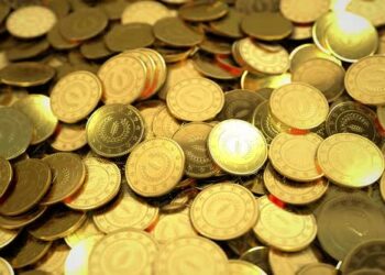 VideoHive Golden coins 45426473