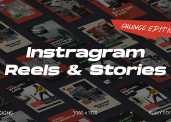 VideoHive Grunge Instagram Reels & Stories 45319160
