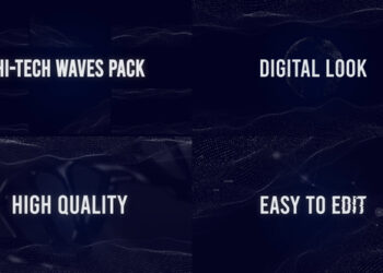 VideoHive HiTech Waves Pack for After Effects 45543625