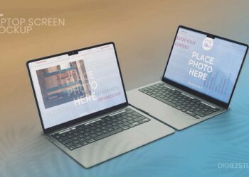 VideoHive Laptop Screen Display Promo Mockup V2 44746777