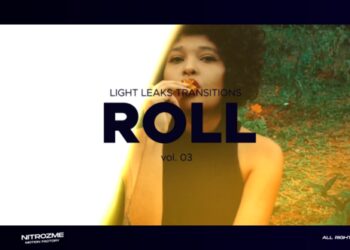 VideoHive Light Leaks Roll Transitions Vol. 03 46089424