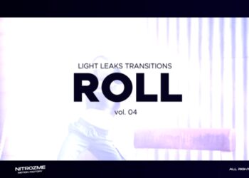 VideoHive Light Leaks Roll Transitions Vol. 04 46089431