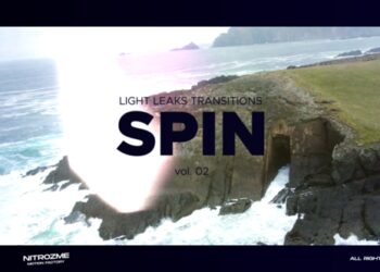 VideoHive Light Leaks Spin Transitions Vol. 02 46089456