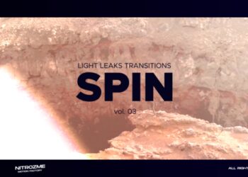 VideoHive Light Leaks Spin Transitions Vol. 03 46089469