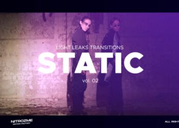 VideoHive Light Leaks Static Transitions Vol. 02 46089488