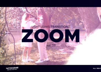 VideoHive Light Leaks Zoom Transitions Vol. 03 46089535