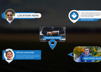 VideoHive Location Titles with Photo 45195399