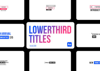 VideoHive Lowerthird Titles 09 for After Effects 45279718
