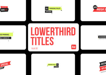 VideoHive Lowerthird Titles 10 for After Effects 45279786