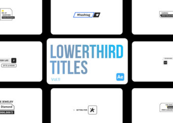 VideoHive Lowerthird Titles 11 for After Effects 45297601