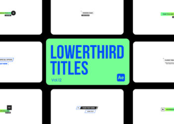 VideoHive Lowerthird Titles 12 for After Effects 45299202