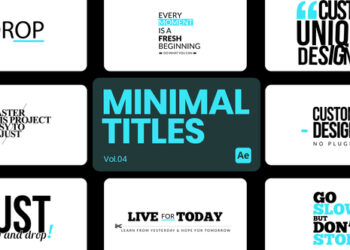 VideoHive Minimal Titles 04 for After Effects 45315112