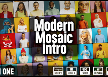 VideoHive Modern Mosaic Opener 40079001