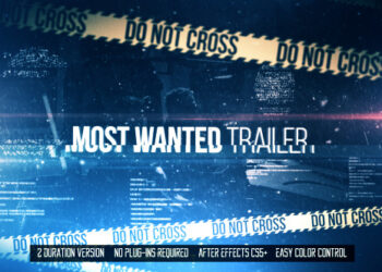 VideoHive Most Wanted Trailer 11330973