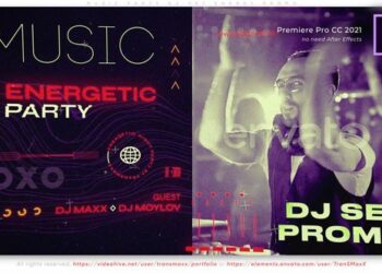 VideoHive Music Party DJ Set Energy Promo 44761831
