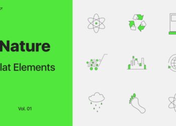 VideoHive Nature Icons Vol. 01 46027007