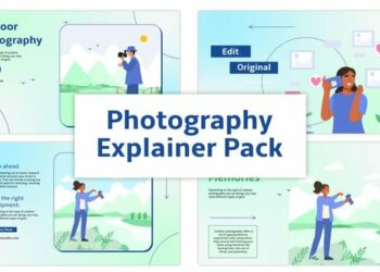 VideoHive Outdoor Photography Explainer Animation Scene Pack 45703074
