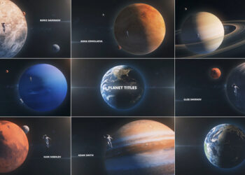 VideoHive Planet Titles for After Effects 44285216
