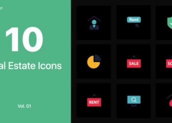 VideoHive Real Estate Icons Vol. 01 45242834