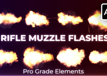 VideoHive Rifles Muzzle Flashes 1 45527003