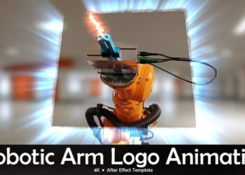 VideoHive Robotic Arm Logo Animation 44827049