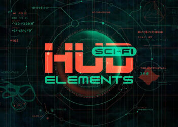 VideoHive Sci-fi HUD Elements 45894993