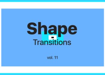 VideoHive Shape Transitions Vol. 11 45533043