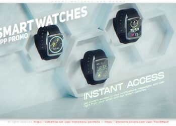 VideoHive Smart Watches App Promo 45639893