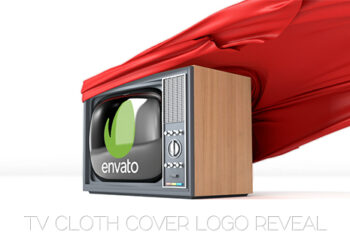 VideoHive TV Cloth Cover Logo Reveal 20391383