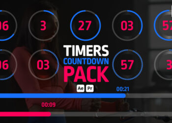 VideoHive Timers Countdown Pack 46053555