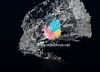 VideoHive Water Swirl Logo reveal 45057115