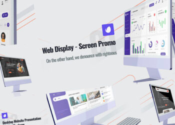 VideoHive Web Promo Desktop Mockup 45589472