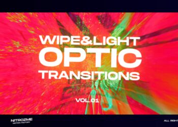 VideoHive Wipe and Light Optic Transitions Vol. 01 45307265